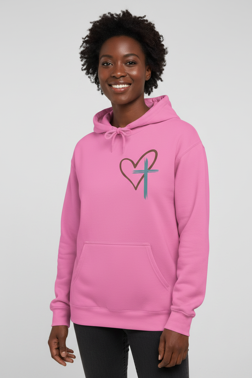Jesus Has My Back Unisex Heavy Blend™ Christian Hooded Sweatshirt