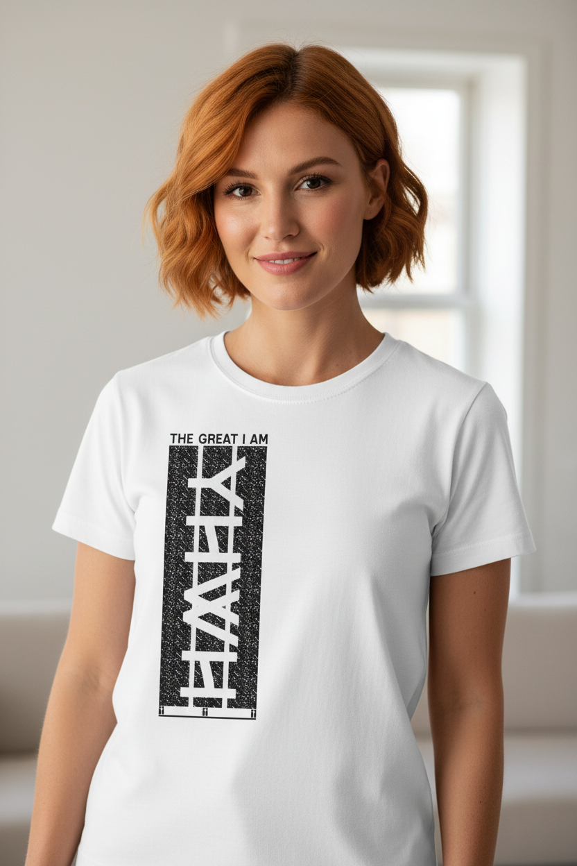 The Great I Am Unisex Streetwear Oversized Cotton T-Shirt