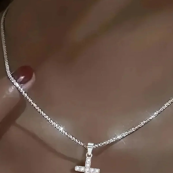925 Sterling Silver Cross Necklace
