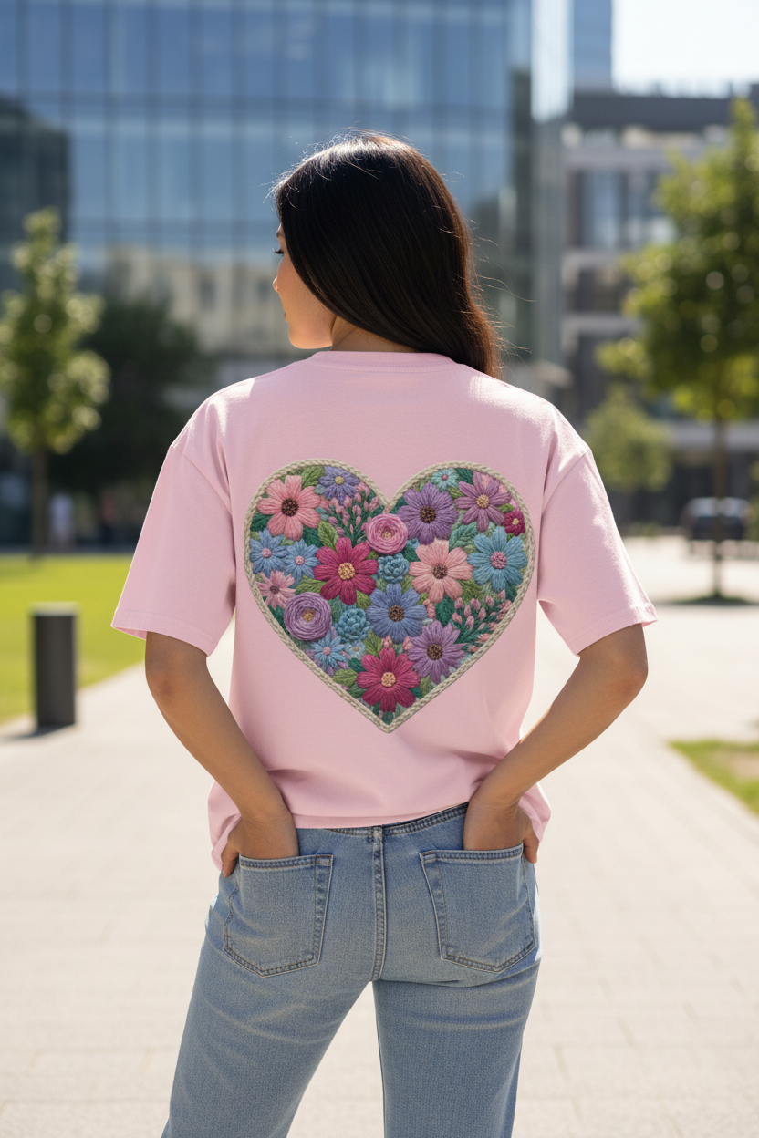 Love Like Jesus - Oversized Women's Pure Cotton Christian T-Shirt