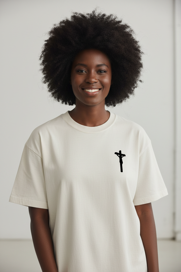 Living Proof of a Loving God Vintage Washed Unisex Oversized Cotton T-Shirt
