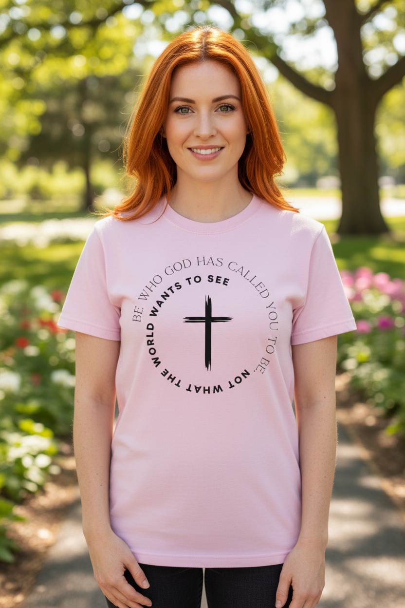 Be Who God Called You To Be - Heavyweight Garment-Dyed T-Shirt