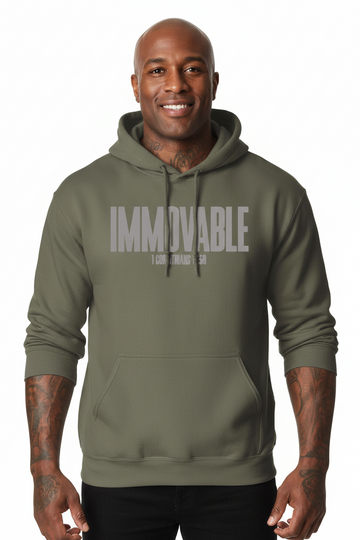 Immovable 1 Corinthians 15:58 Christian Hoodie