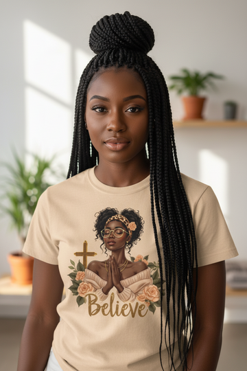 Believe Ladies Relaxed Fit Tee