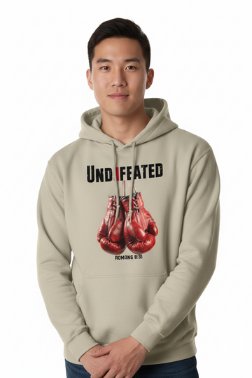 Undefeated Romans 8:31 - Unisex Christian Hoodie