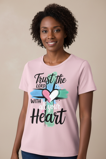 Trust In the Lord - Ladies Relaxed Jersey Short-Sleeve Christian T-Shirt
