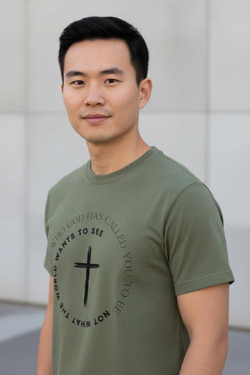 Be Who God Called You To Be - Heavyweight Garment-Dyed T-Shirt