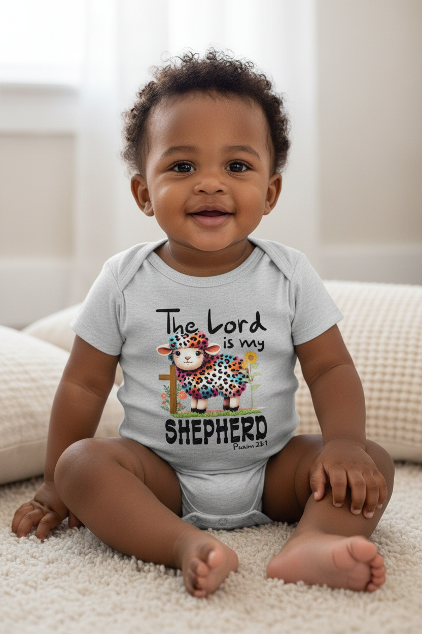 The Lord Is My Shepard Infant Onesie