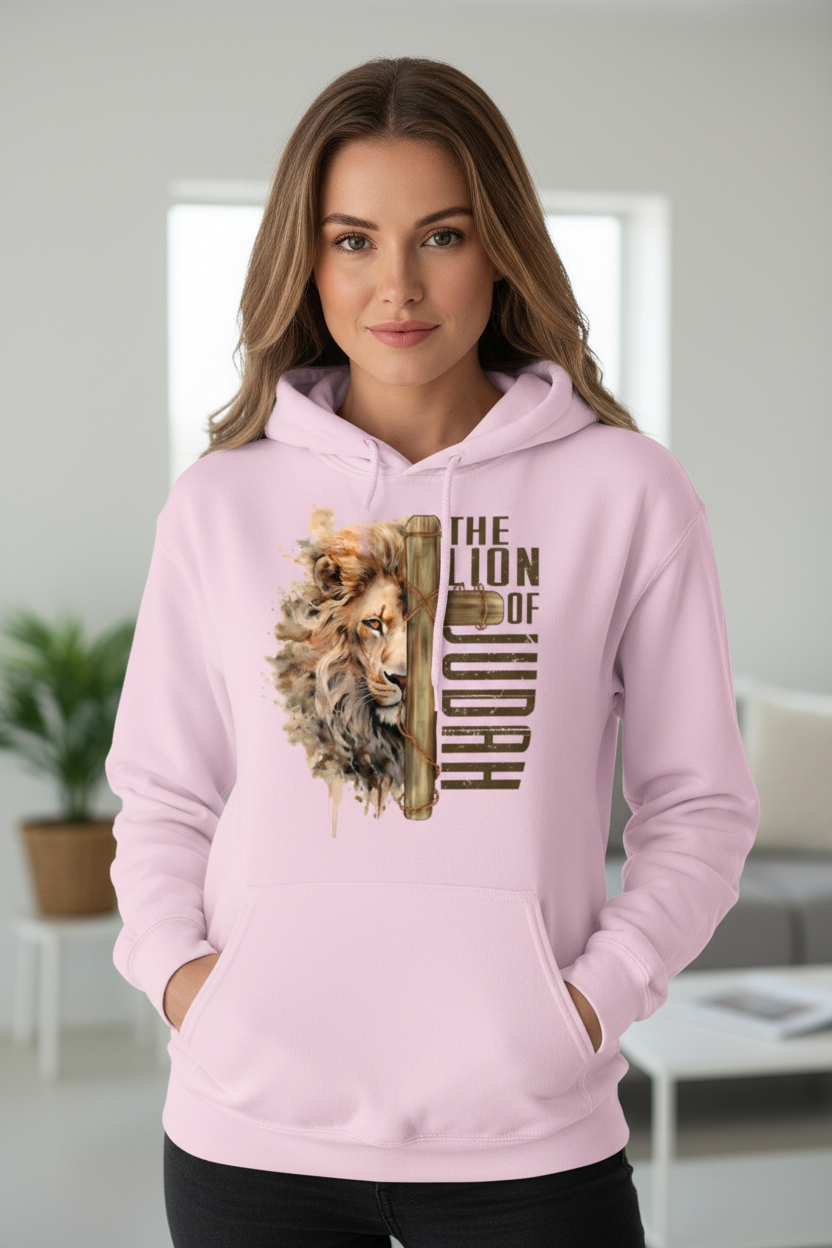 Lion of Judah Christian Pullover Hoodie