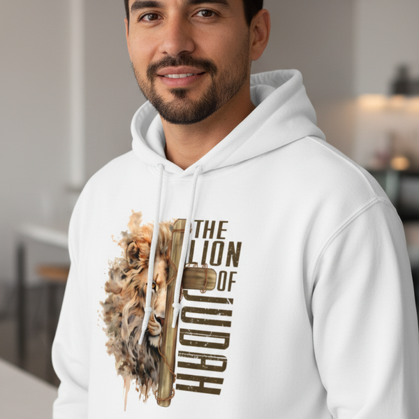 Lion of Judah Christian Pullover Hoodie
