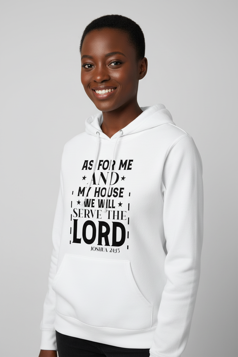 As for Me and My House Joshua 24:1 5 Christian Hoodie
