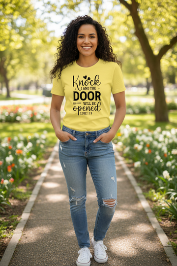 Knock and the door will be opened 11:9 T-Shirt