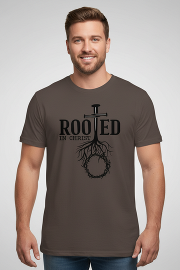 Rooted In Christ Gildan Unisex Softstyle Tee