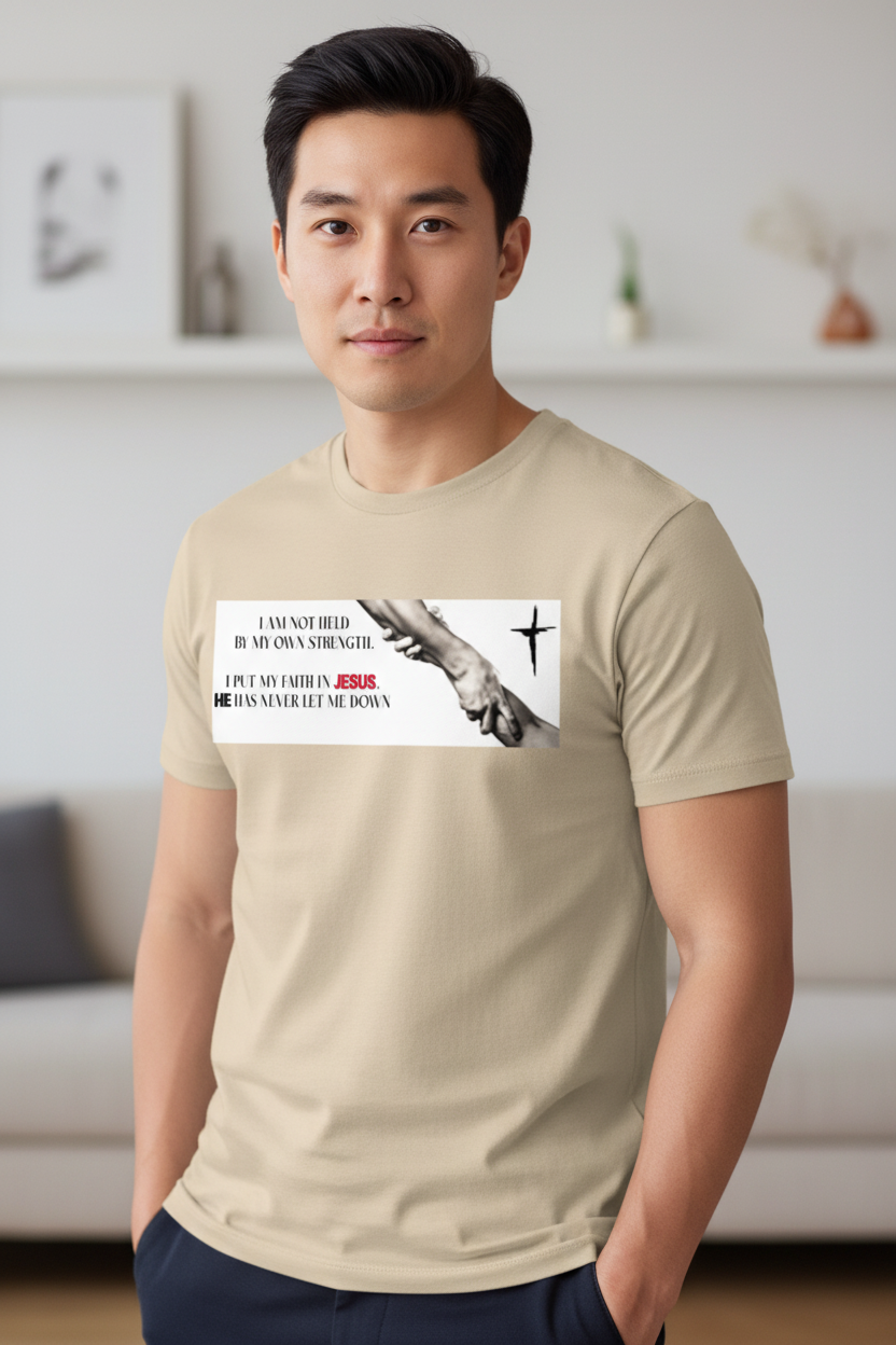 Not Held By My Own Strength Unisex Jersey Short-Sleeve T-Shirt