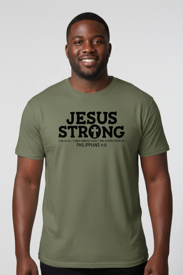 Jesus Strong Phil 4:13 Unisex T-shirt