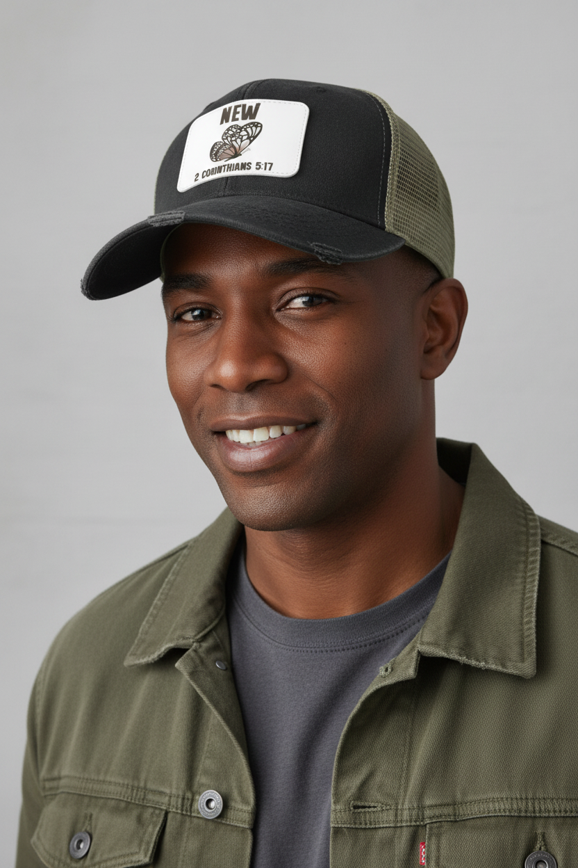 New Distress Trucker Hat