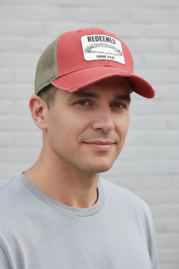 Redeemed "Crown of Thorns" Distressed Trucker Hat