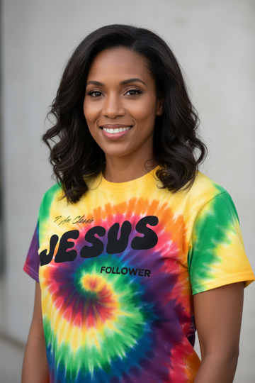 I Follow Classic Jesus Tie Dye T-shirts