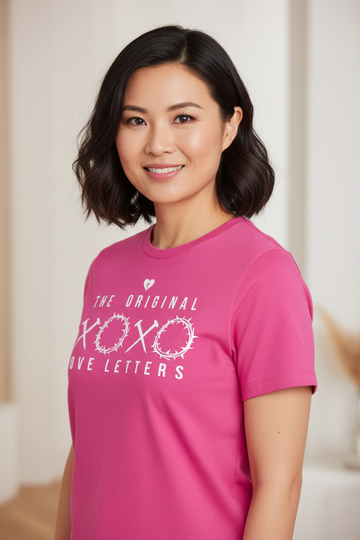 Original XOXO Love Letters - Ladies Relaxed Jersey Short-Sleeve Christian T-Shirt