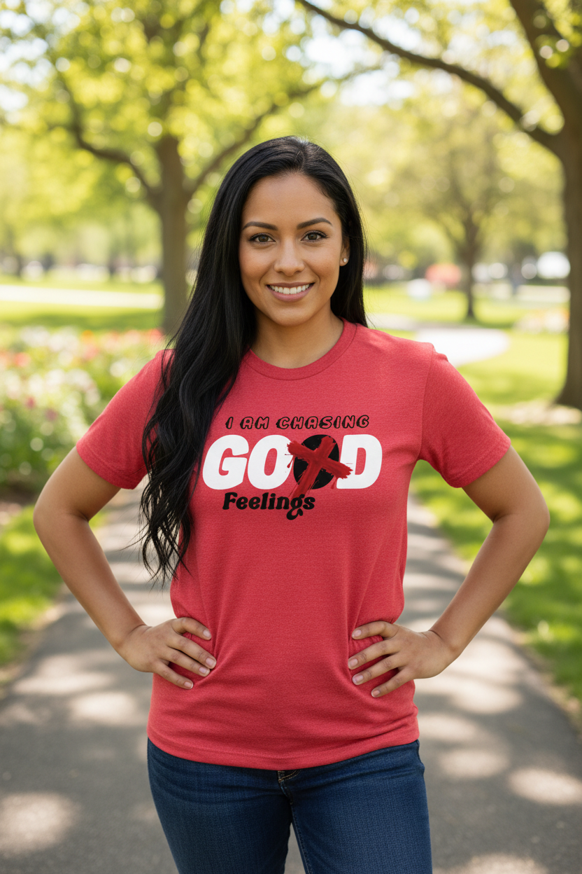 Chasing God Feelings - Unisex Triblend Tshirt
