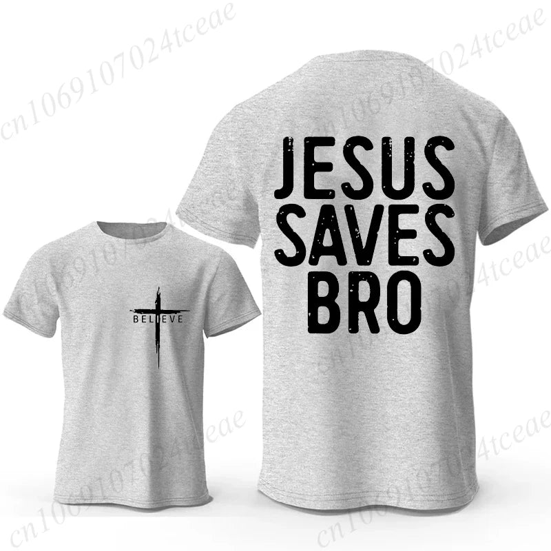 Jesus Saves Bro Christian T-shirt