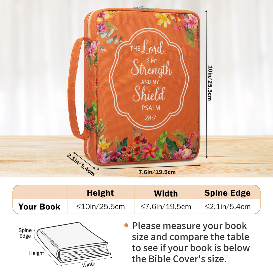 The Lord Is My Strength Bible Cover