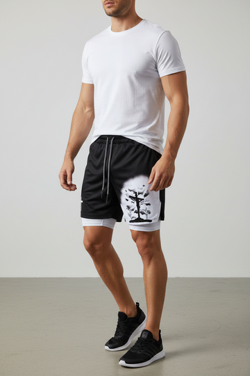 Three Cross Shorts