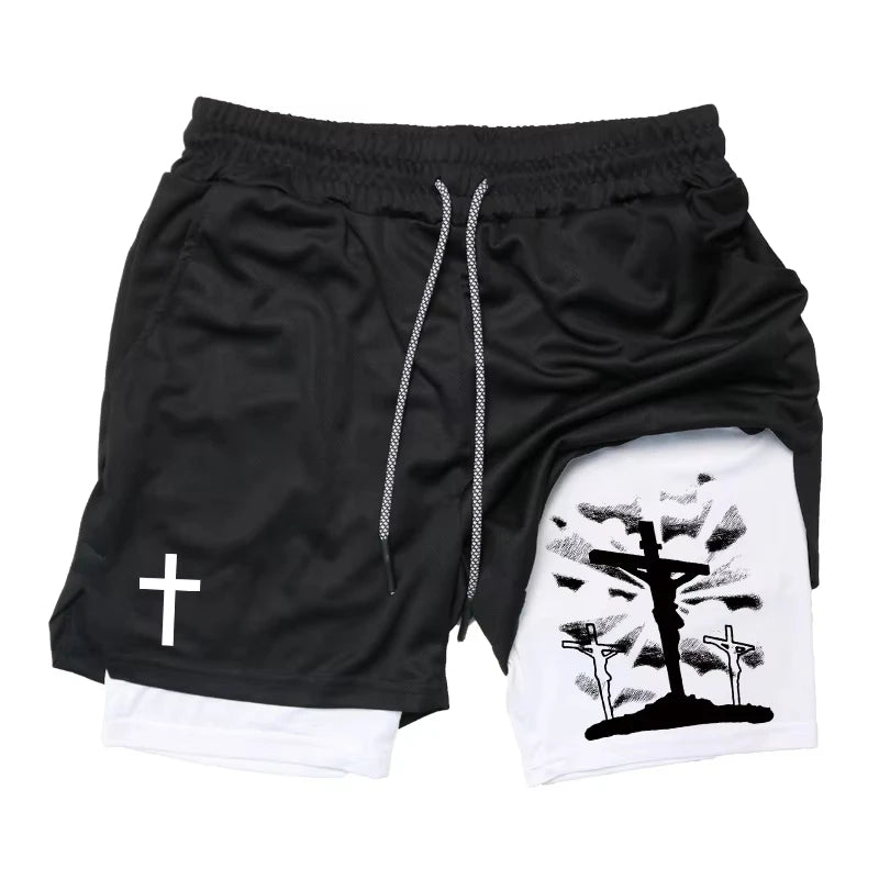 Three Cross Shorts