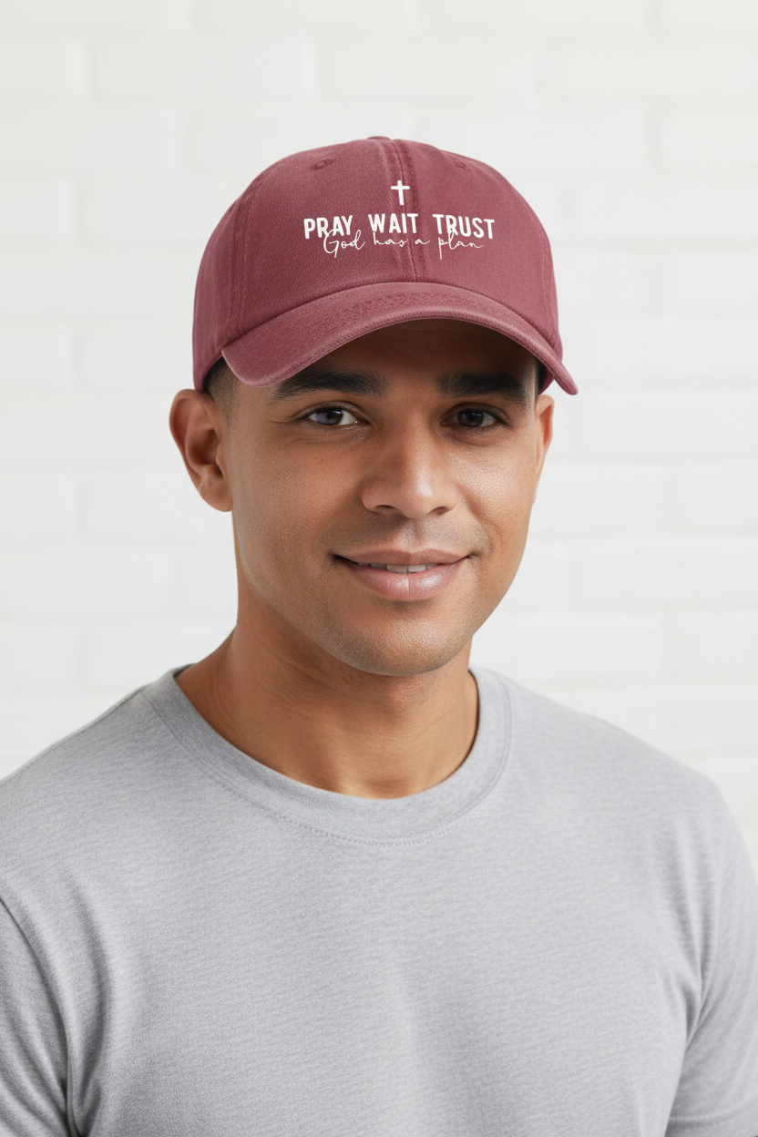 Pray • Wait • Trust Hat i