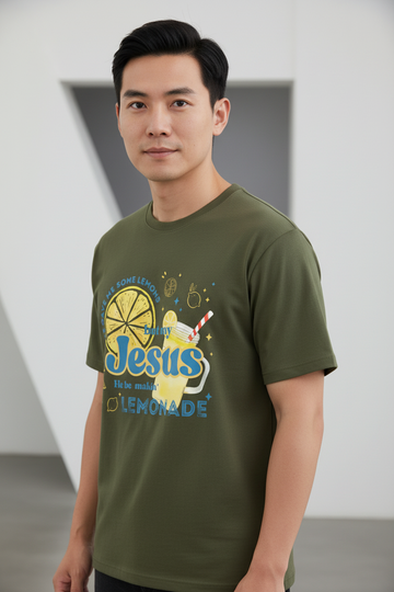 Life Gave Me Lemons But My Jesus Be Makin Lemonade Funny Christian T-Shirt