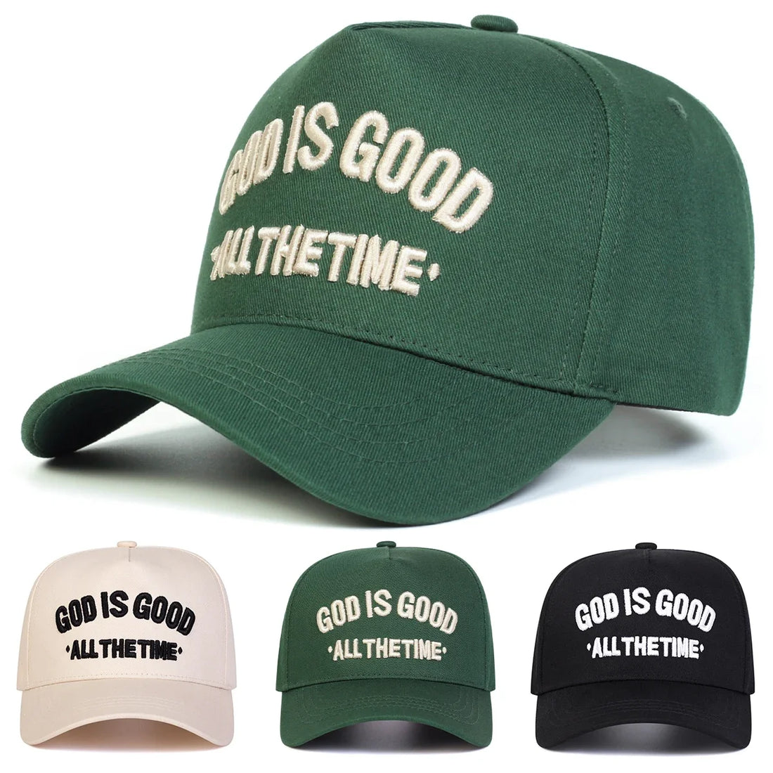 GOD IS GOOD ALL THE TIME Unisex Baseball Caps