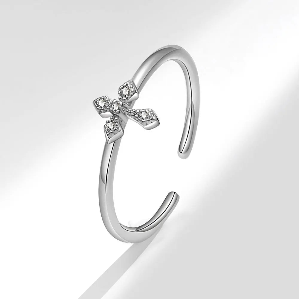 VOQ Exquisite Silver Color Ring