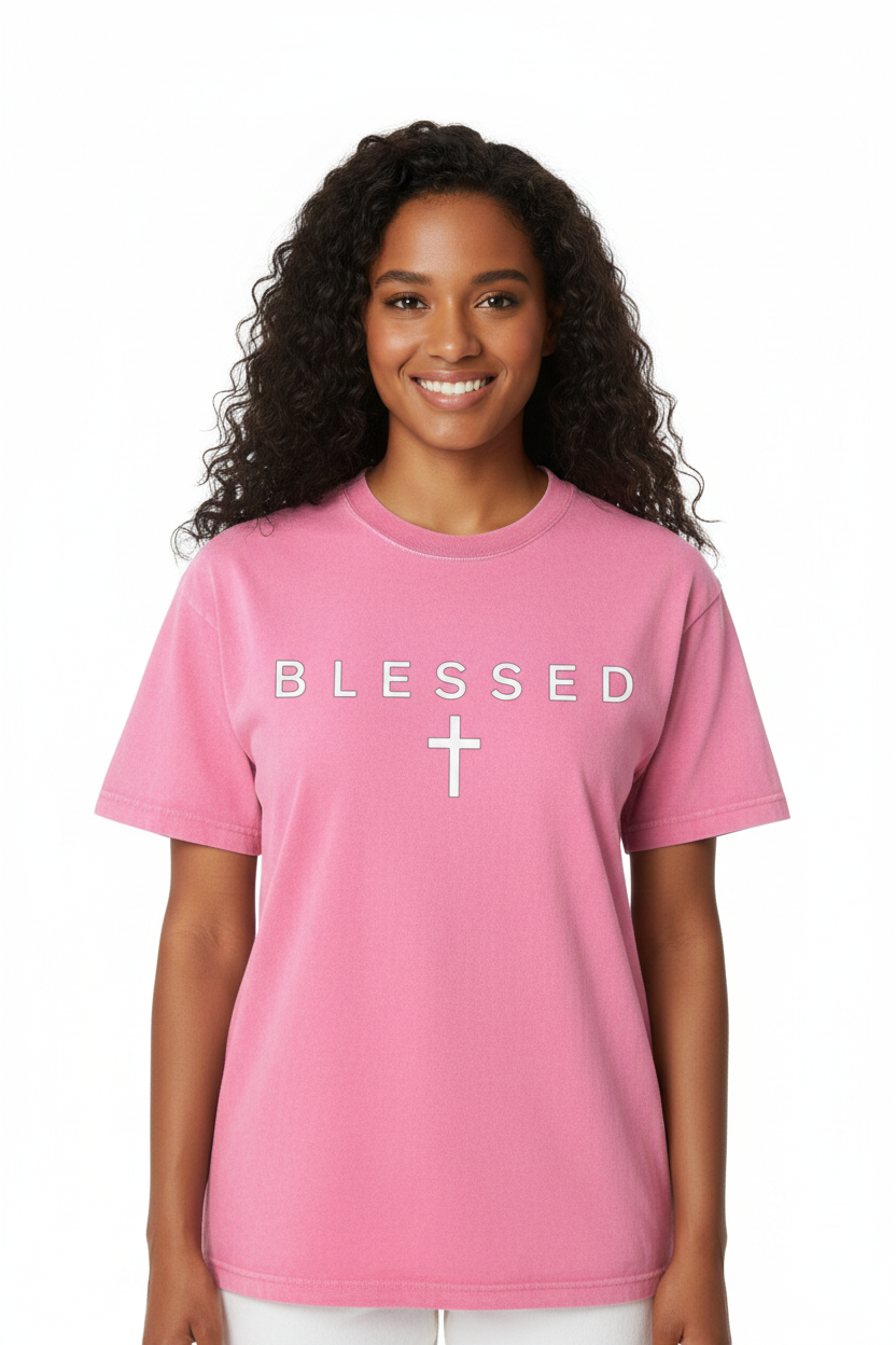 Unisex Christian Faith T-Shirt for Women & Men Jesus Christ Cross Design Inspirational Bible Quote Religious Gift Tee Casual Top