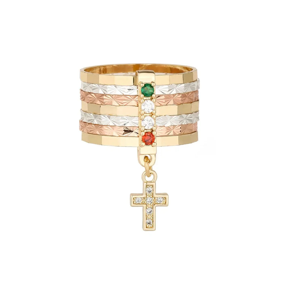 Cross Fashion Jewelry Charm Ring