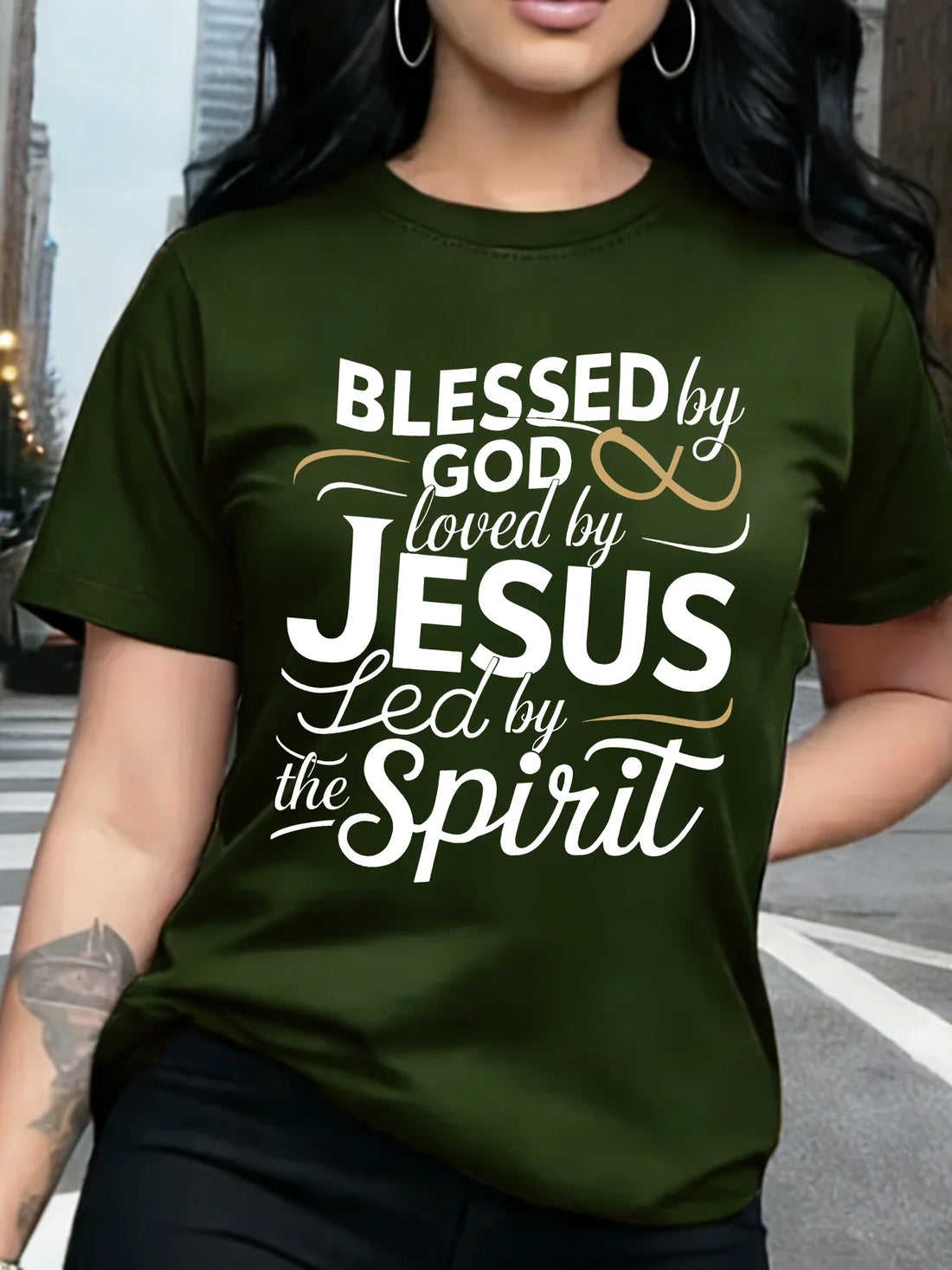 Blessed By God- T-shirt