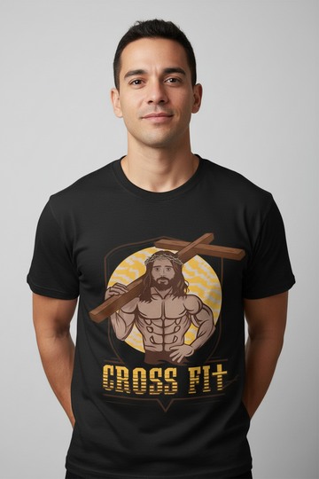Cross Fit Jesus Fitness T-shirt