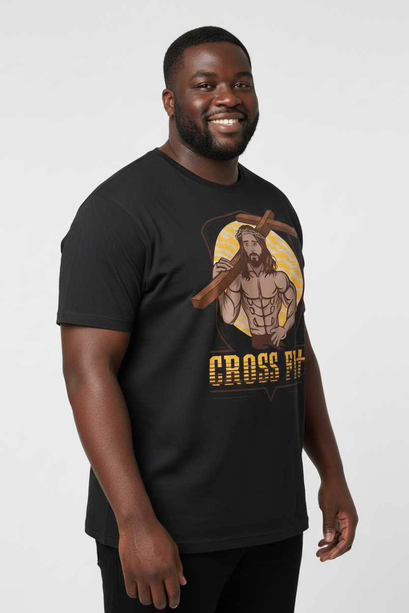 Cross Fit Jesus Fitness T-shirt