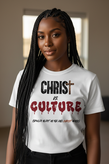 Christ vs Culture Unisex Classic Crew Neck Cotton T-Shirt